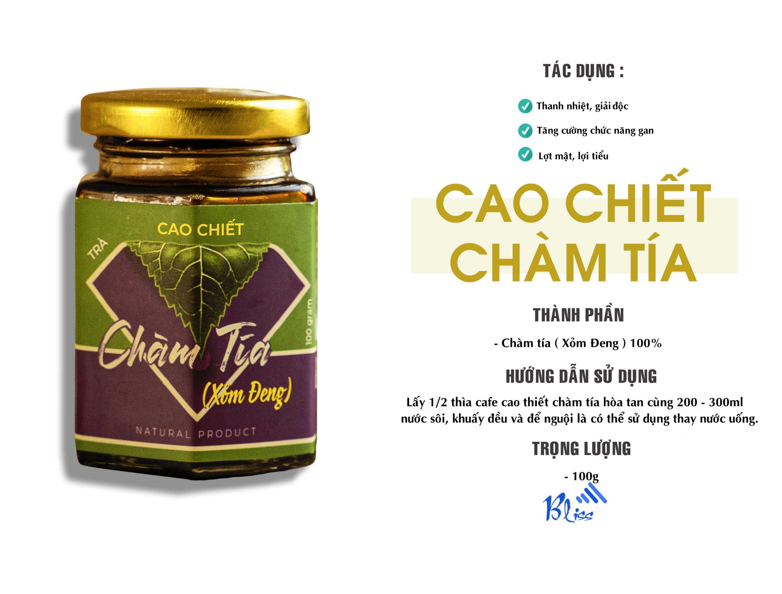 Trà Cao Chiết Chàm Tía